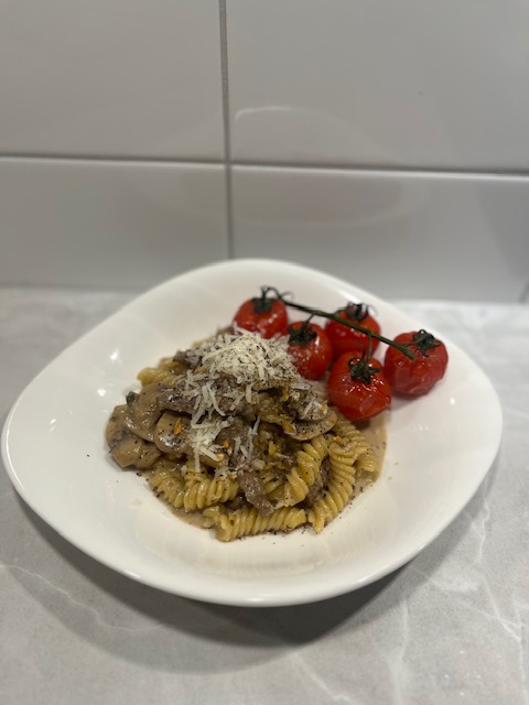 Krämig oxfilépasta