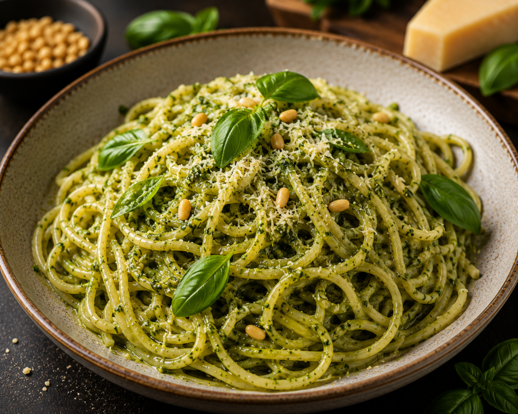 Bavette med Pesto Genovese