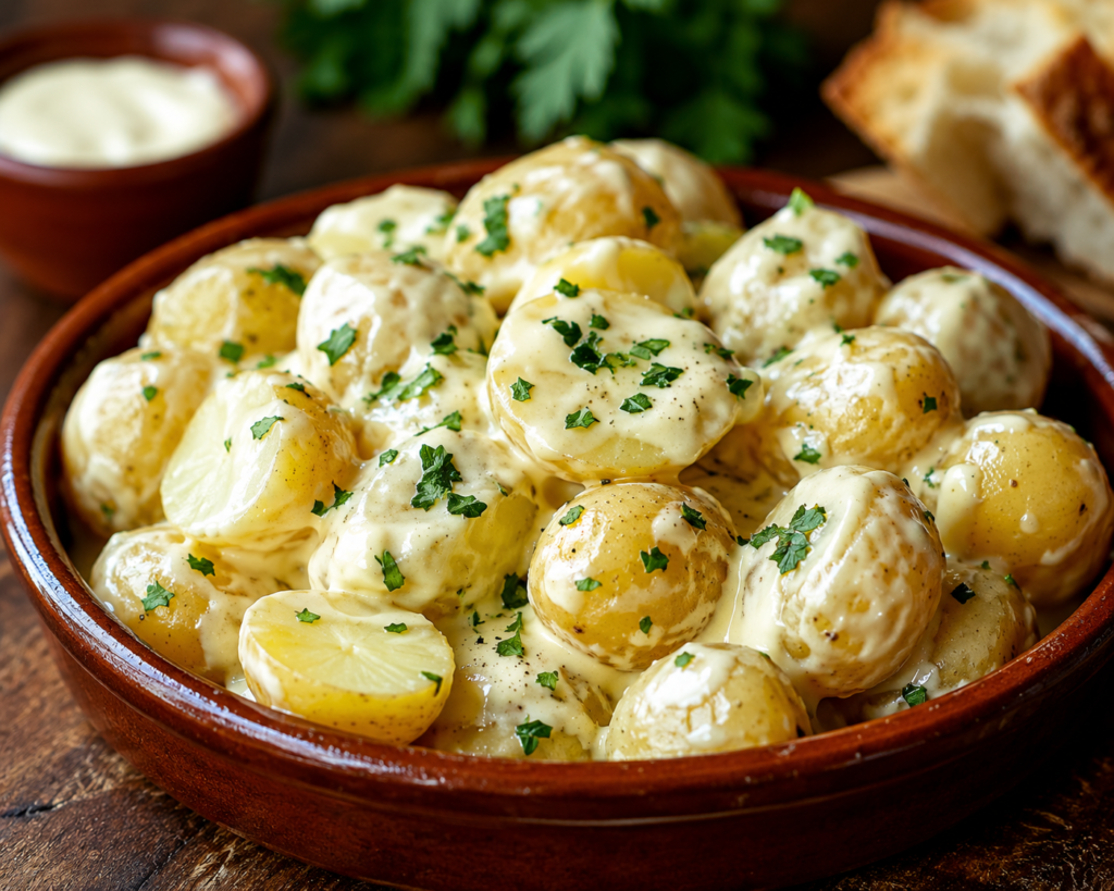 Små potatisar med aioli