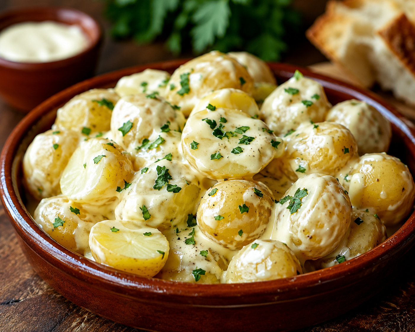 Små potatisar med aioli